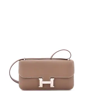 Pre-owned HERMÈS Leather Shoulder Bags Hermes Constance Elan NM Bag Epsom 25 by Rebag