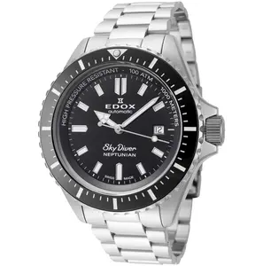 Edox Men's SkyDiver 44mm Automatic Watch 80120-3NM-NIN