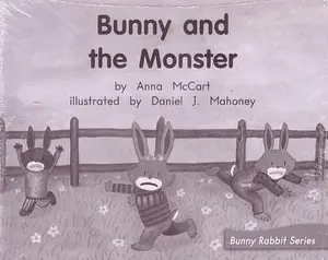 USED Book - Bunny and the Monster; Leveled Literacy Intervention, My Take-Home Books (Book 65, Level F, Fiction) Green System, Grade 1 (Bunny Rabbit Series) by Anna McCart (Paperback) - english