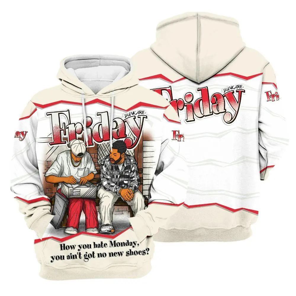 Hoodie To Match Low OG Sail 1s - Friday Movie 90s TV All Over Print