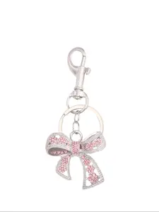Cute Bowknot Design Keychain, Fashionable Metal Keychain for Women & Girls, Trendy All-match & Exquisite Keychain for Birthday Gift, Keychain Bag Pendant