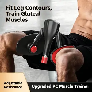 Adjustable resistance inner thigh exerciser, professional thigh training strap, pelvic floor exerciser, Kegel trainer, thigh and hip trainer for women and men