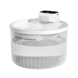 Huge Capacity Wireless Pet Fountain - Automatic Water Feeder, Auto-Circulating, Sensor-Activated Cordless Smart Water Dispenser for Dogs & Cats, No Plugs Needed