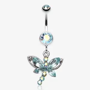Dragonfly Glam Belly Ring