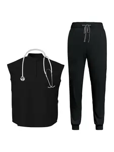 Spa Center SPA Center Nursing Doctor Hospital Beauty Salon Skin Management Personnel Staff Elastic Uniform Nurse Scrub Running Set Uniform