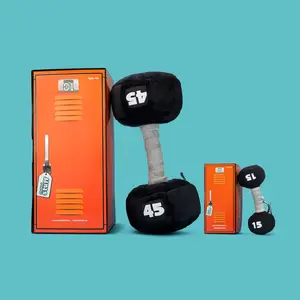 StuffedStuff Combo Pack Ultimate Gym Lover Gift for Snoozing & Showing Off
