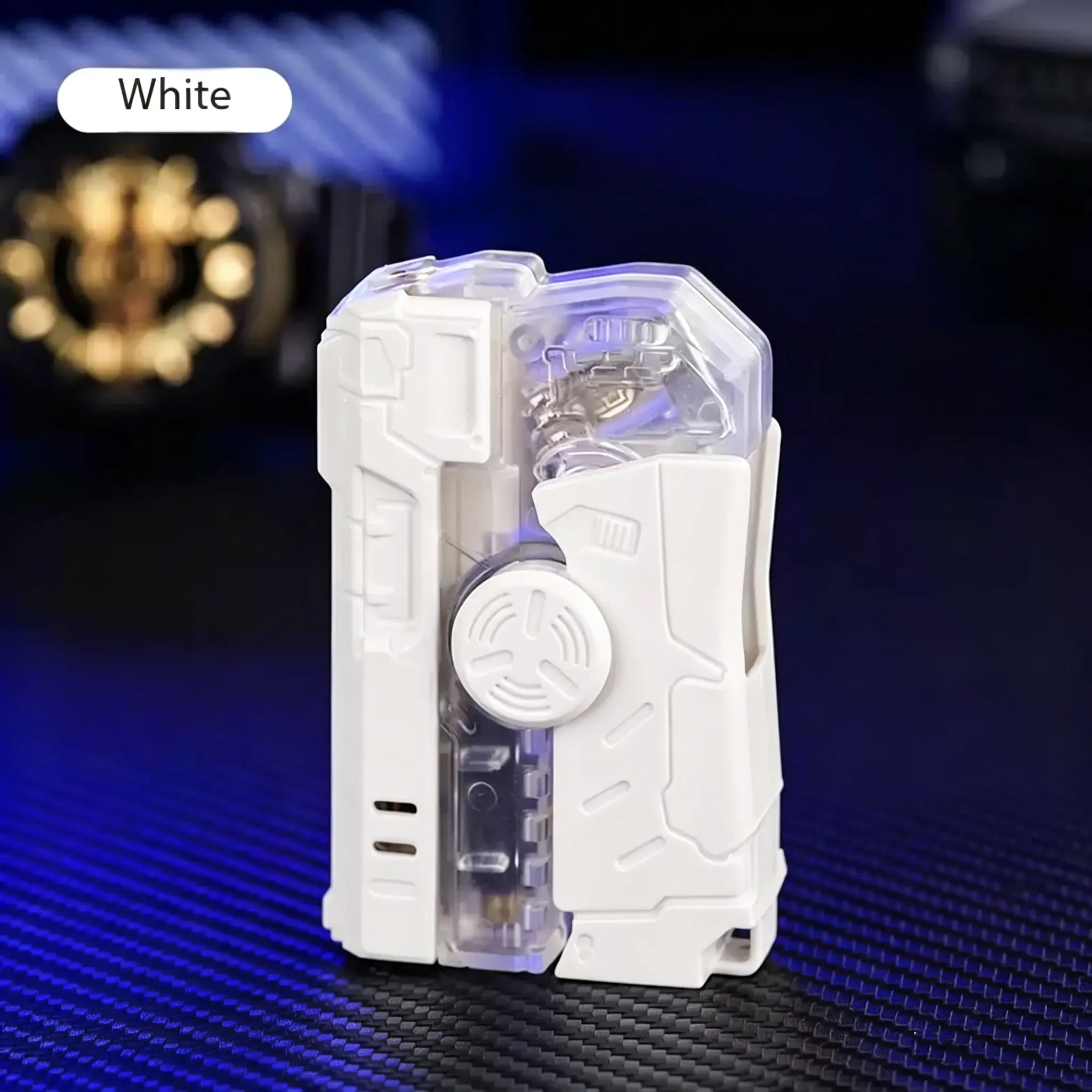 2-in-1 Fingertip Spinner with LED Light & Ignition Function, Cute Daily Stress Relief Gadget, Premium Gift Box Packed for Friends & Family(ButaneNot Included)