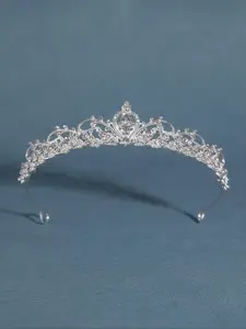 Rhinestone Crown Tiara Elegant Crown Design for Wedding, Bridal Party & Formal Occasions, Elegant All-match Fashion Accessories for Women