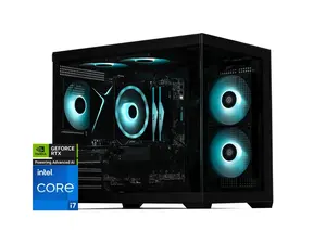 STORMCRAFT Gaming PC SIRIUS Intel Core i7-14700F NVIDIA GeForce RTX 5060 TI 8GB- AI Powered 32GB (16Gx2) DDR5 RGB 6000MHz 2TB NVMe SSD 650W PSU Windows 11 Home - SI1470FCC-56TN1