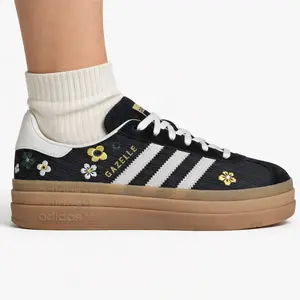 Adidas Originals x Liberty London Women's Black Floral Gazelle Bold, IH1922