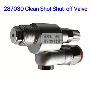 Clean Shot Shut-Off Valve Swivel Joint, Thread Spray Gun Paint Sprayer Adapter, 7/8-Inch 180 Degree Rotation, High Pressure Airless Paint Gun Painting Tools, Threaded Adapter,Designed for High Pressure Airless Paint Spray Gun Swivel Joint，fathersdaygift