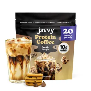 Cookie Dough Protein Iced Coffee - Premium Whey Protein & Instant Iced Coffees - 100% Natural Cold Brew - Zero Artificial Flavors & Sweeteners, 80 mg Caffeine Per Serving, 20 Servings
