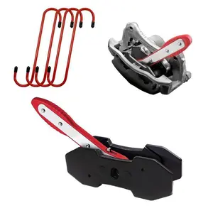 Brake Caliper Press Tool CarPiston Spreader Pad 360 Degree SwingRatchet Hand Wrench Expander for SingleTwin Quad Piston Disc Brake set Accessory