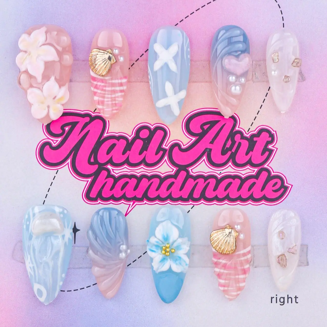 Starfish golden shell