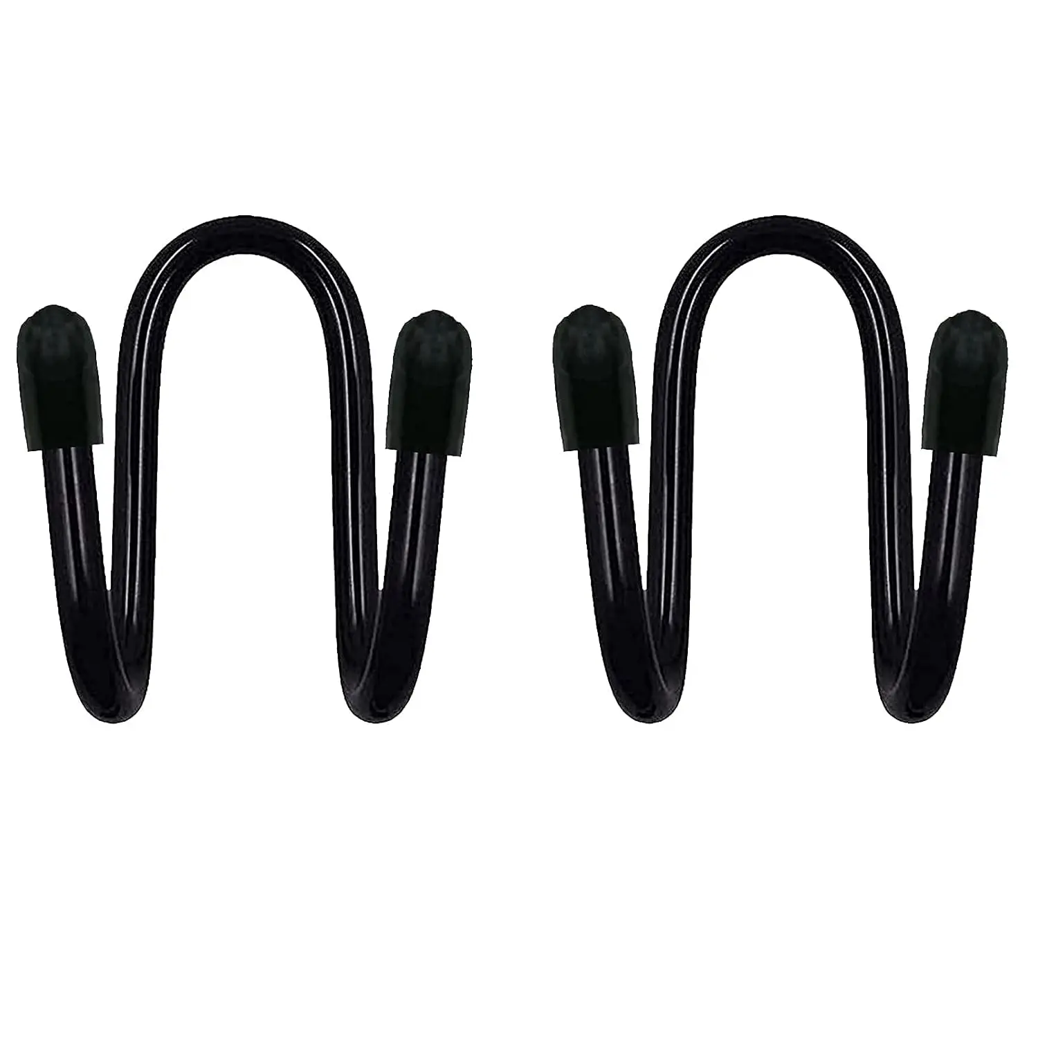 Chain Link Fence Hooks, Set of 2 Pool Hangers for Link Fence, Chain Fence -to Hold Telescoping Poles, Leaf Rakes, Skimmers, Nets, Brushes, Vacuum Hoses and ! - No Pool Accessories