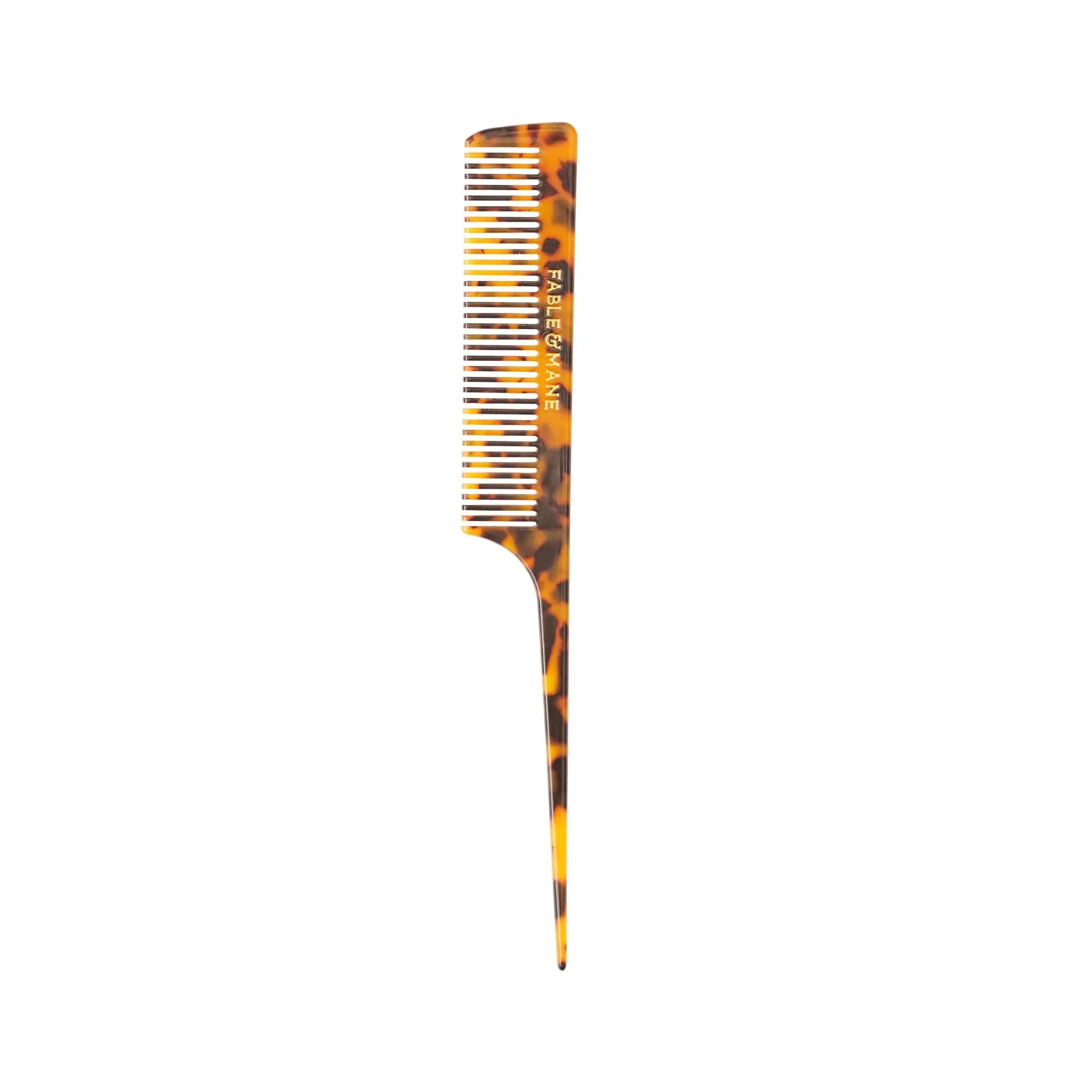 Fable & Mane Parting Comb. Effortless parting for neat, sleek styles and even sections.