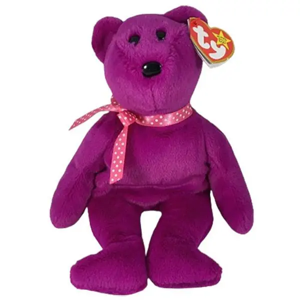 TY Beanie Baby - MAGENTA II the Teddy Bear (8 inch)[2023 Release]