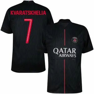 Unisex Soccer/Football PSG Ligue 1 Club Dembélé Champions League 2025/26 Home/Away Replica Jersey