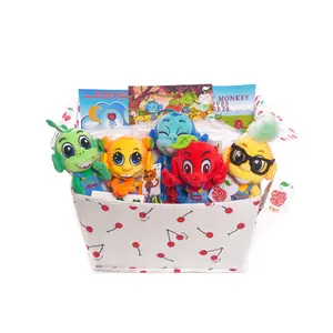 Plush Monkey Basket Large | (w/ Tissue)