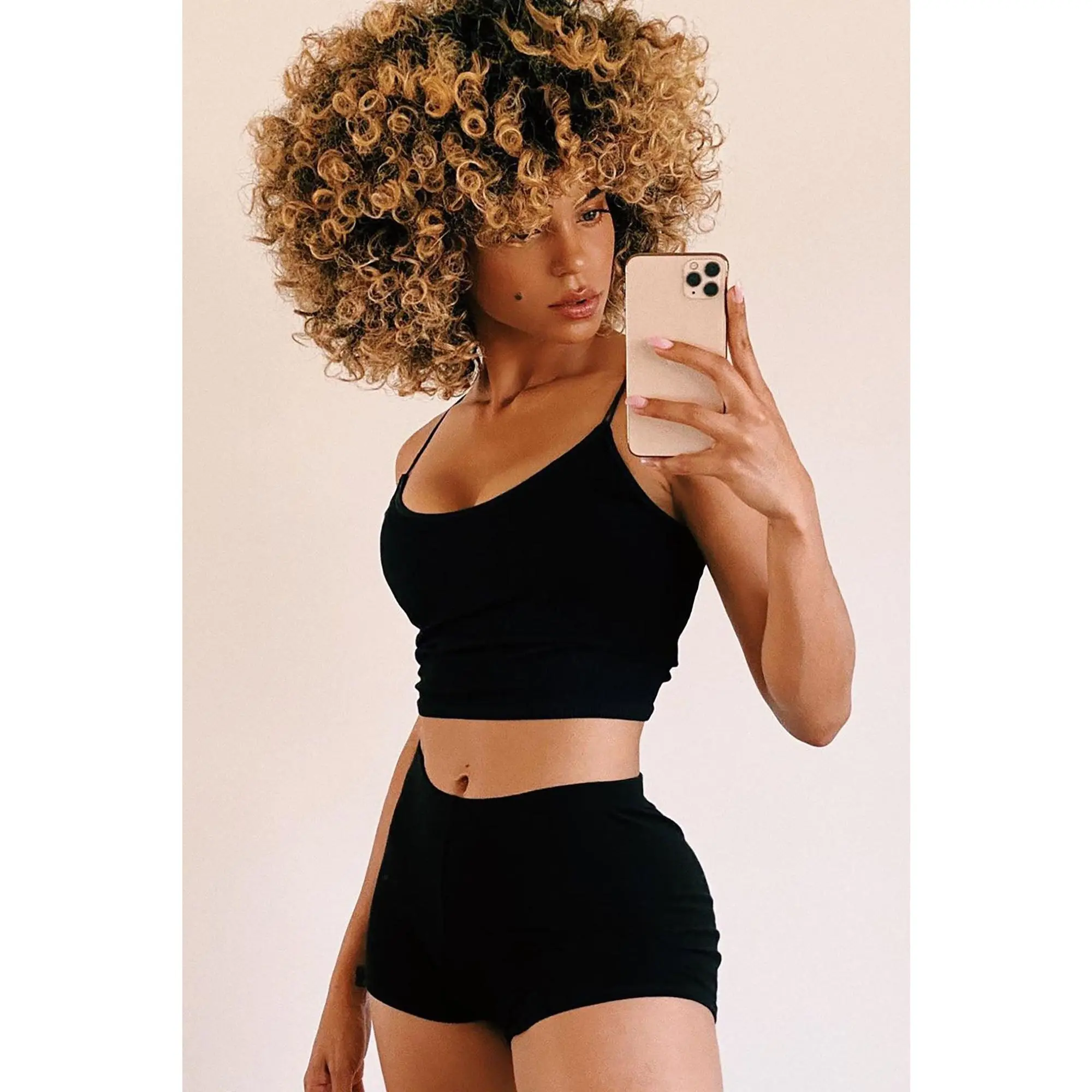 Plain Jane Mini Shorts - Black