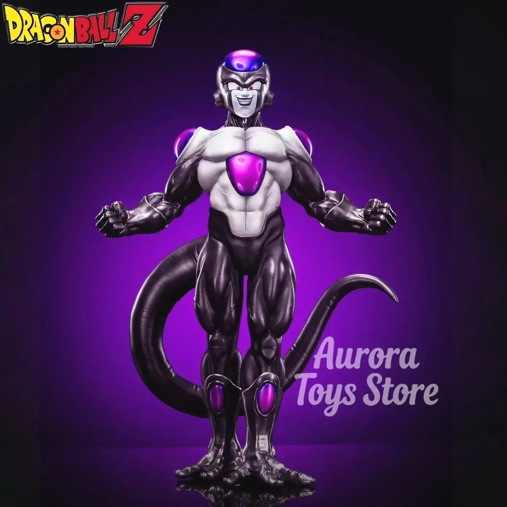 Anime Figure, Black Gold Frieza Action Figure, PVC Statue, Ornament, Collectible Model, Toy, Gift, 18.5cm/7.28 inches