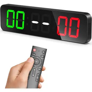 15.2" Large Digital Scoreboard, Variable LED Color, Timer Clock, Tabletop  Scoreboard with Remote, Score Keeper for /Corn Hole/Volleyball/Table Tennis