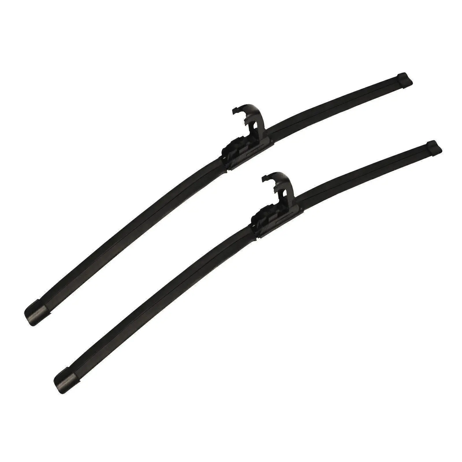 22-in Front Pair (Driver & Passenger Side) Car Windshield Wiper Blades, 2-Pack Rubber-Steel Heat-Resistant All-Season Quiet Wipers with Snow & Ice Build-Up Prevention Design, Universal