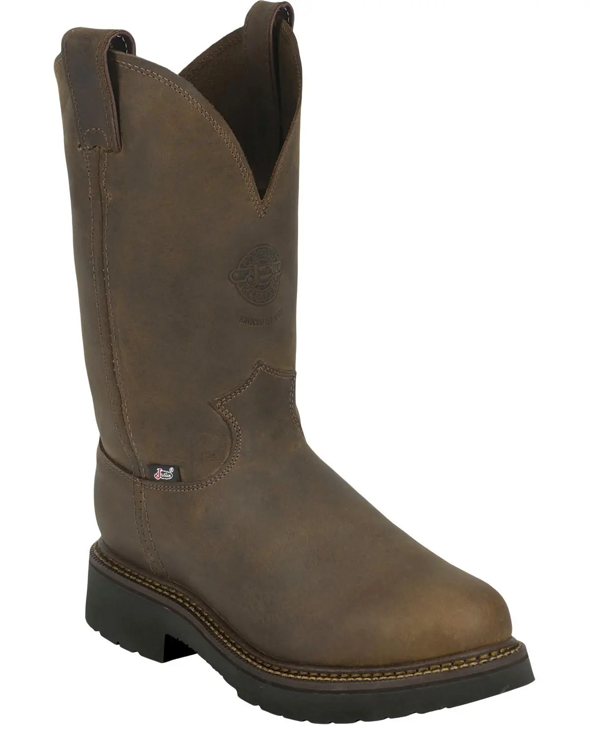 Justin Men's J-Max Balusters Electrical Hazard Pull On Work Boot Steel Toe - 4445