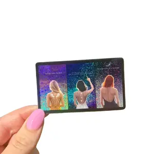 SJM Women Crushed Glitter Waterproof Sticker