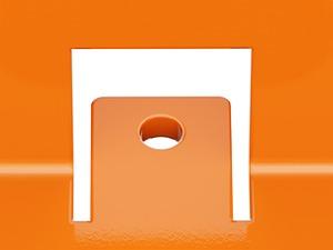 Nilight Zero Turn Lawn Mower Hitch with Bolts Versatile Chain Slot for IKON X, IKON XL, ZT-X, ZT-XL OEM Replacement #71514900 Heavy Duty Steel Orange