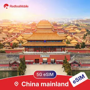 RedteaGO China Mainland eSIM Data Plan | Instant Activation | Works in Mainland China | No SIM Card Needed| QR Code Setup | Travel Internet SIM| No Roaming Fees| No VPN