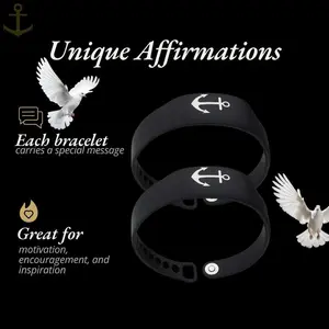Daily Bible Verse Affirmation Bracelet - Stylish Accessory with Deep Meaning Perfect Gift for Believers Rooted in Scripture Faith Inspiration