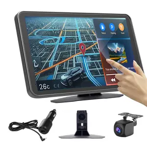 7 Inch HD Car Video Player, Portable Car Stereo Touch Screen with Wireless Android Auto, Car Audio Receivers with Voice Control, GPS Navigation