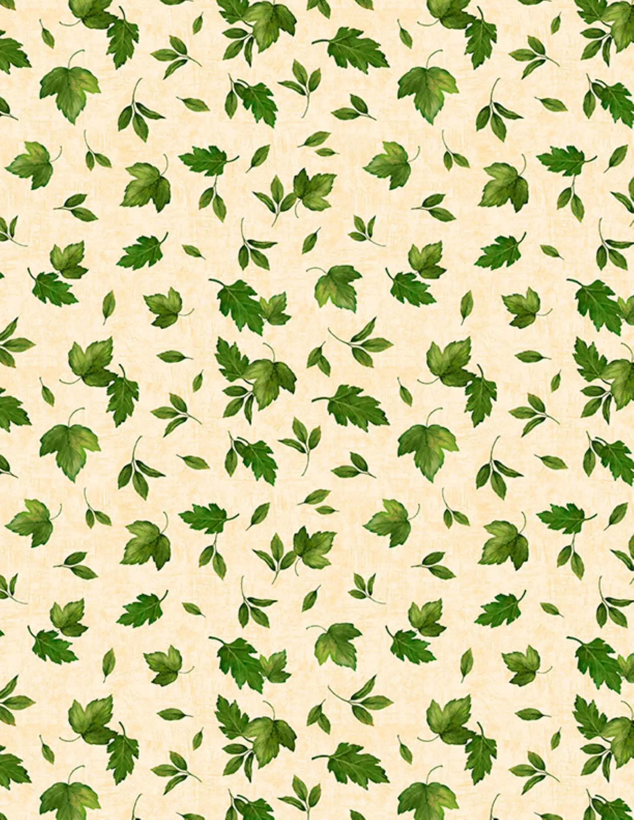 Sunshine Whispers Green Leaves Fabric by the Yard | Wilmington Prints Botanical Cotton Fabric
