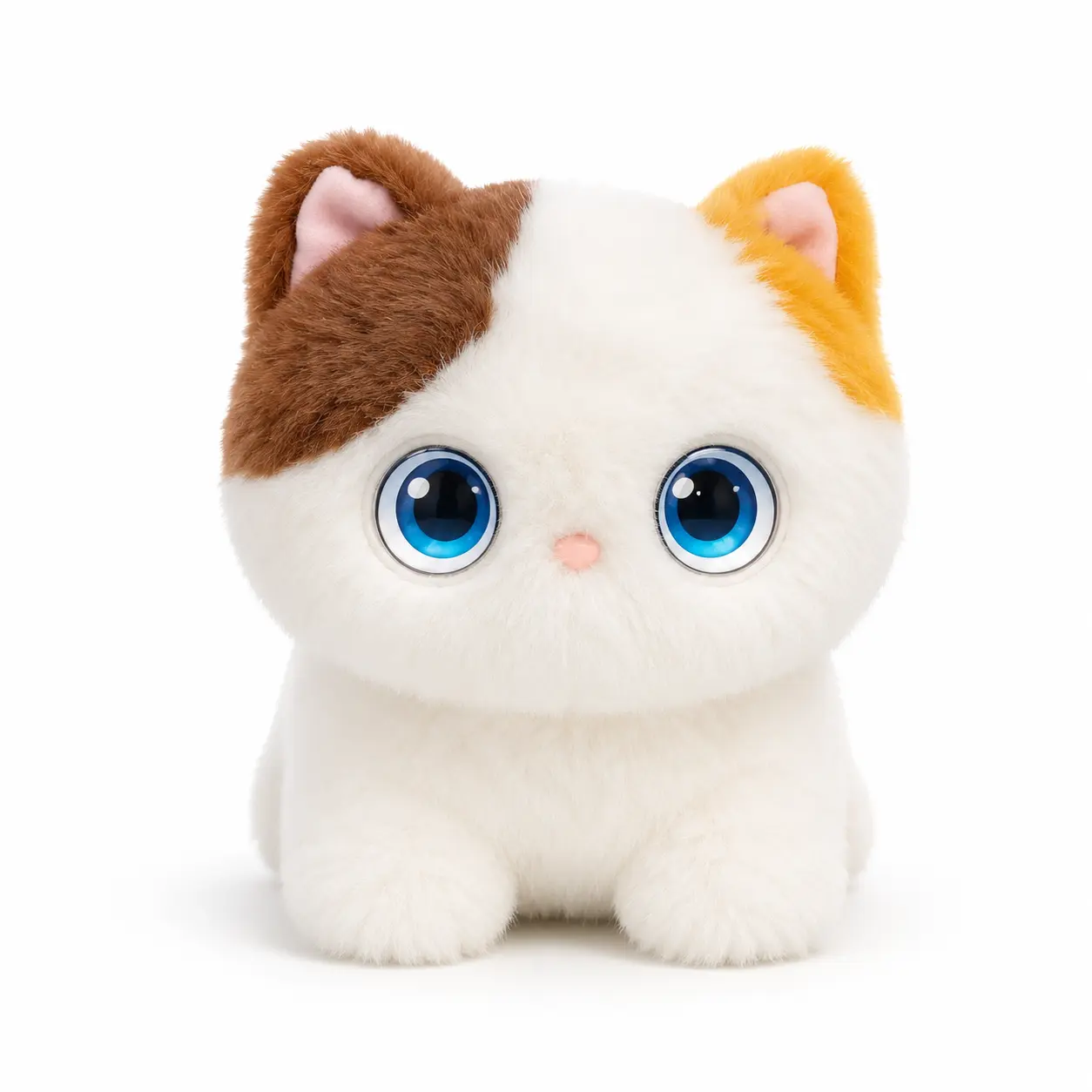 AOOMII MIAO AI Cat Plush Toy, Interactive Talking Plush Companion with Expressive Eyes, Voice Chat, Music, Stories & Kids Learning