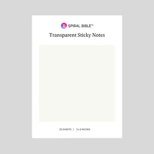 Spiral Bible™ Transparent Sticky Notes