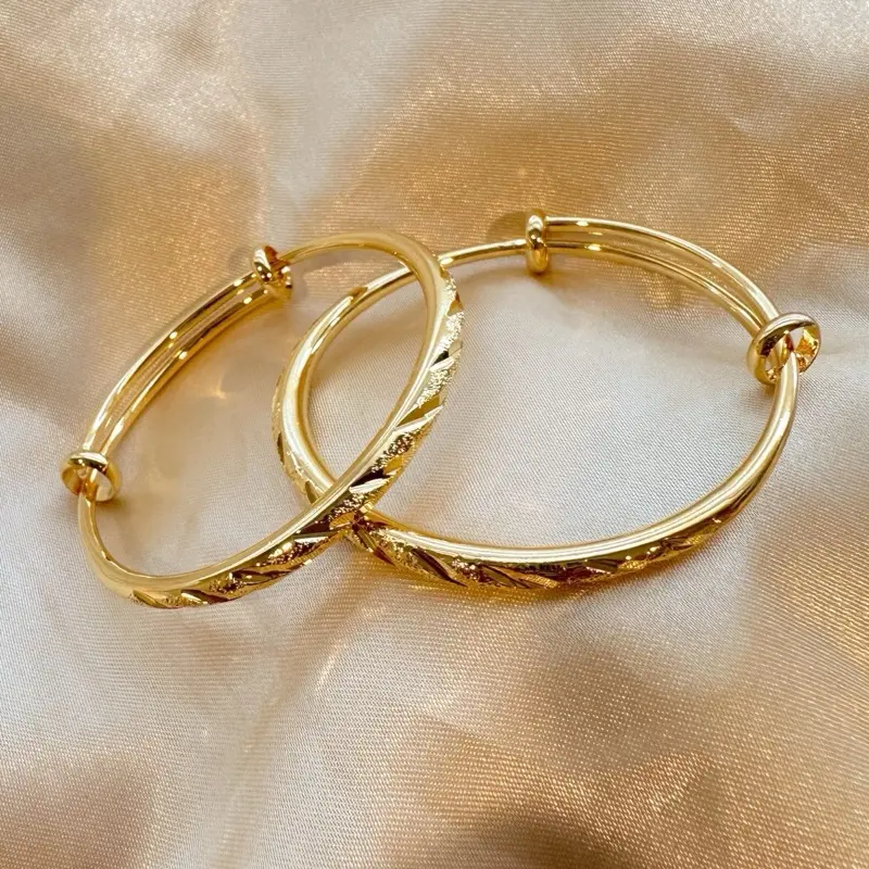 Adjustable Gold Filled Baby Bracelet for Toddlers - Perfect Accessory for Your Little One