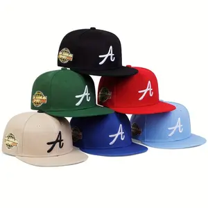 1pc Men's Letter A Baseball Cap Outdoor Adjustable Casual Cap, Spring/Autumn/Spring Summer Style Hip Hop Hat Christmas Gift