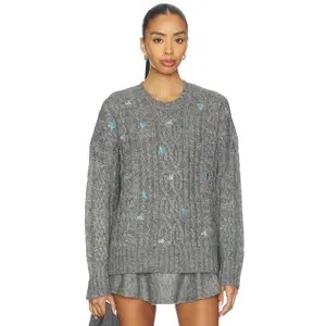 GUIZIO Etta Jumper in Medium Heather Grey