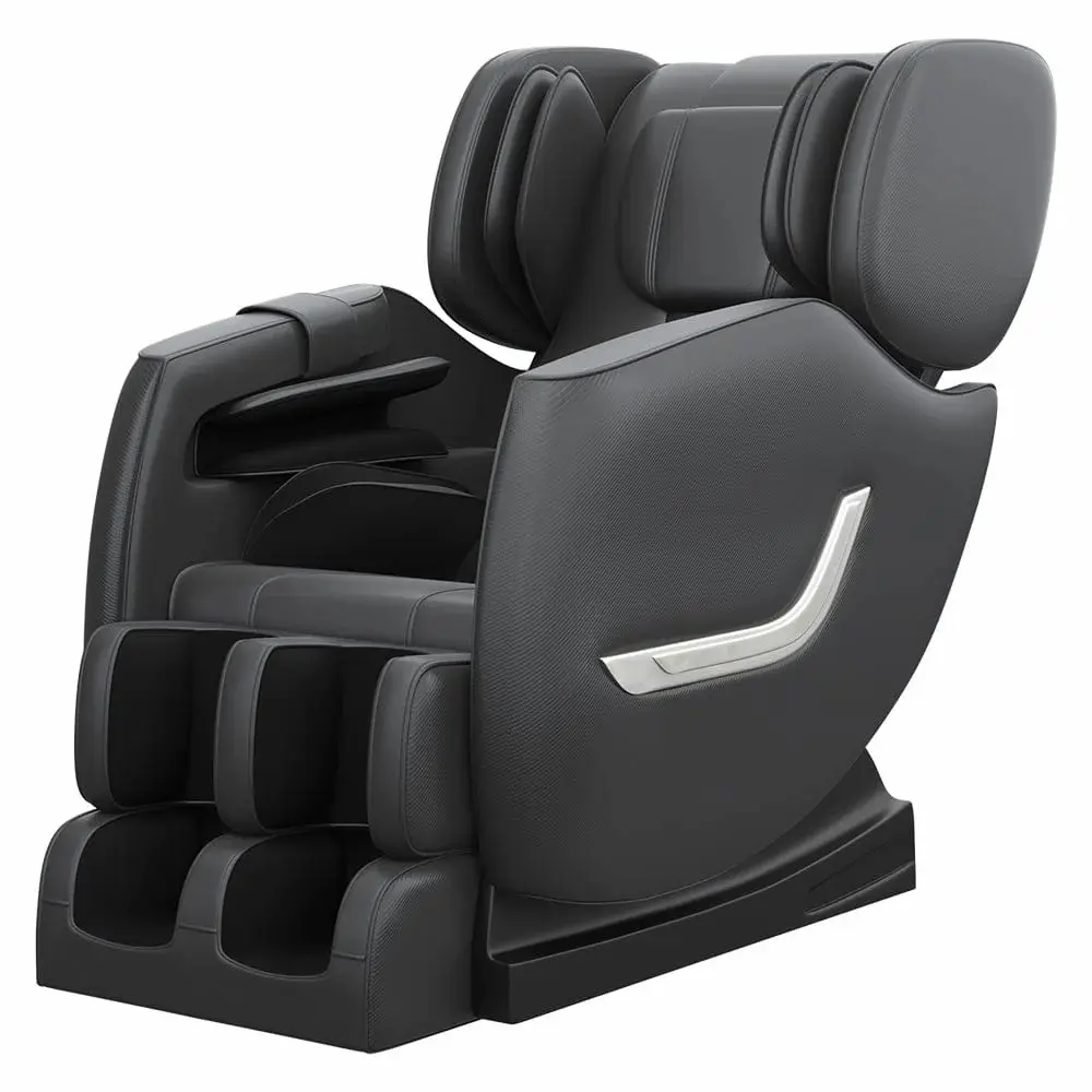 Real Relax Massage Chair SS01 with Bluetooth Heating Function, Full Body SPA Experience, Black Color, Zero Gravity Recliner Design Therapy Comfort