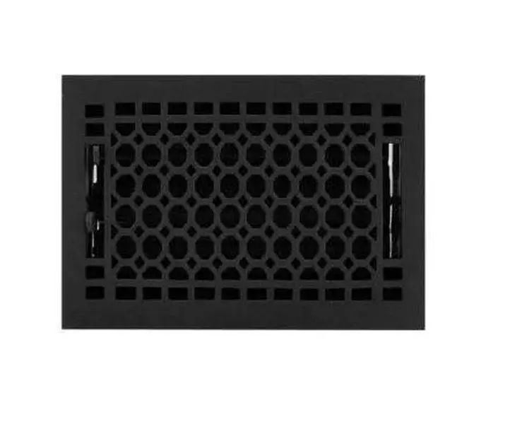 New 6" x 10" Cast Iron Honeycomb Floor Register by Signature Hardware