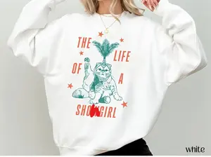 The Life of a Show Cat Sweatshirt, Funny Cat Sweatshirt, Gift for Fans