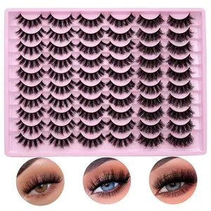 Mixed Style False Eyelashes, High Quality Eyelashes, 30 Pairs 5D Natural Look Eyelash Extensions, Fluffy Curling Fake Eyelashes, Reusable Eye Makeup Enhancement Tool for Women