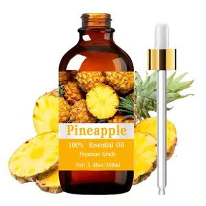 Pineapple Essential Oil 100ML, Pure Perfume Grade Care, Hair & Skin Care, Massage, Aromatherapy, Diffuser Humidifier, Natural Scent, Long-Lasting Moisturizing