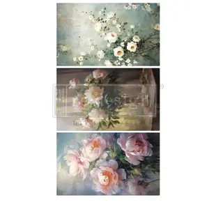 Redesign with Prima Decoupage Decor Tissue Paper Pack - Bountiful Beauty - 3 sheets, 19.5"x30" each  paper
