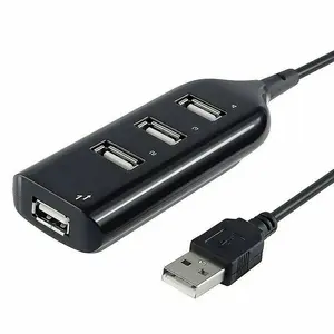 High Speed 4 Port USB 2.0 HUB Multi Splitter Expansion Desktop PC Laptop Adapter