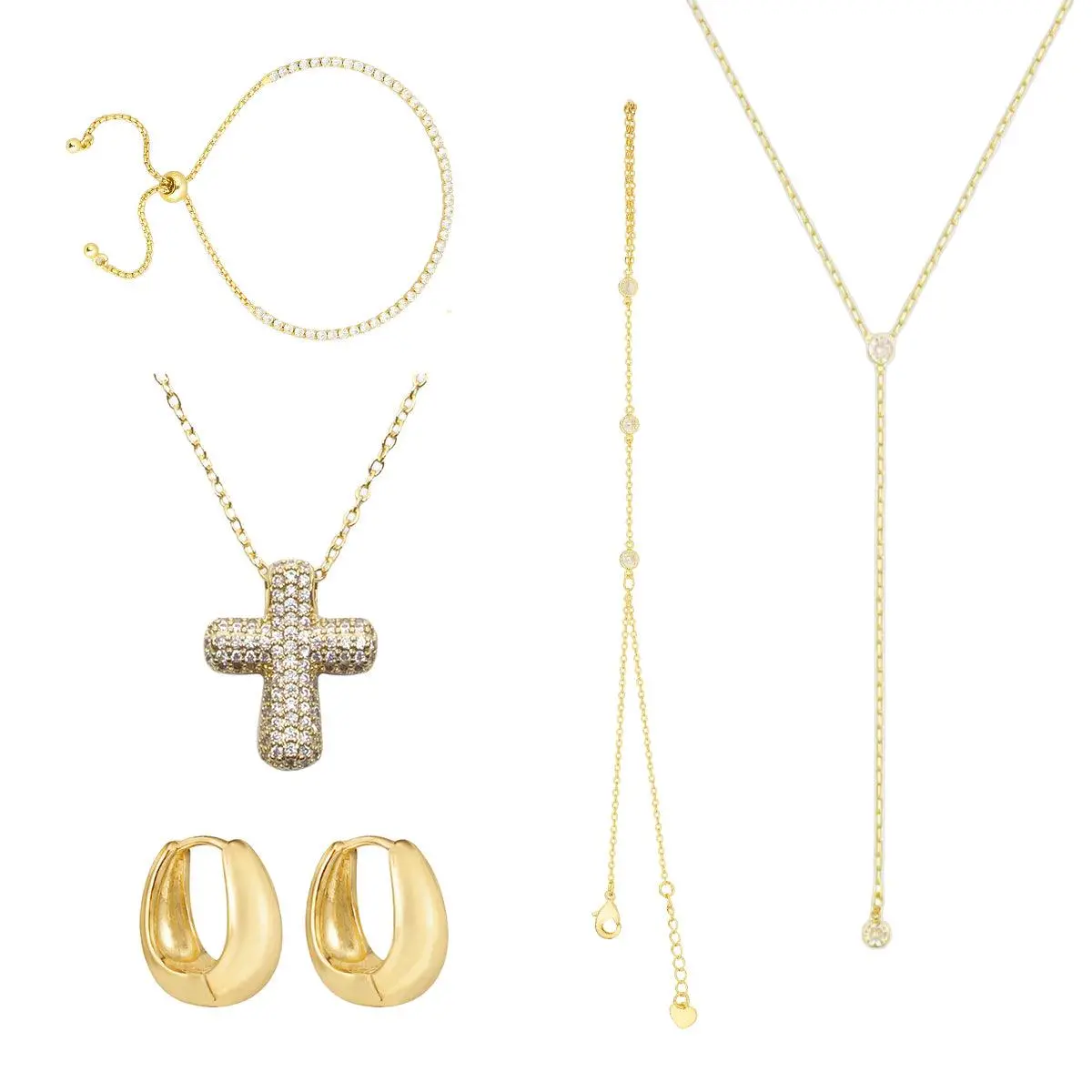 EVRY JEWELS Women's Viral Best Sellers 5 Piece Bundle Bundle