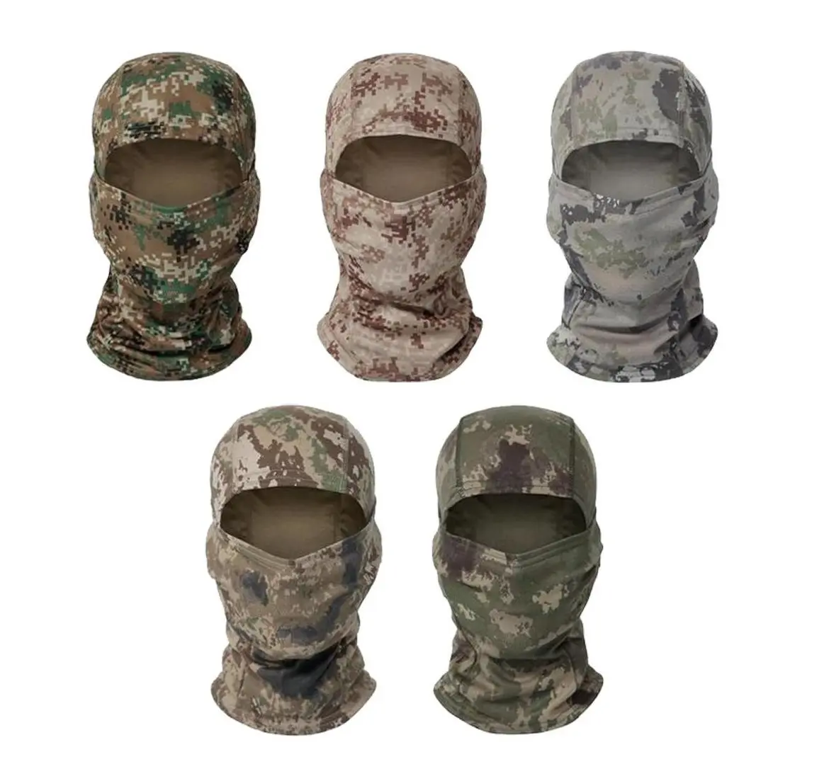 Yeomoo 5Pack Camo Tactical Balaclava Set | UV Protection Face Mask & Neck Gaiter | Unisex Shiesty for Motorcycle, Fishing, Hiking | Breathable Windproof Outdoor Sport Ski Mask