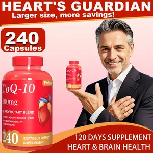 CoQ-10 300mg Heart Health & Energy Support Supplement - Easy Absorption Coenzyme Q10, Antioxidant & Health Maintain,Gluten Free, 240 Softgels