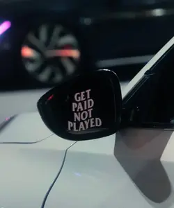 GET PAID NOT PLAYED DECALS